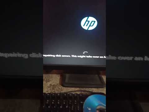 Repairing disk errors this might take over an hour to complete| how to solve this error #shorts