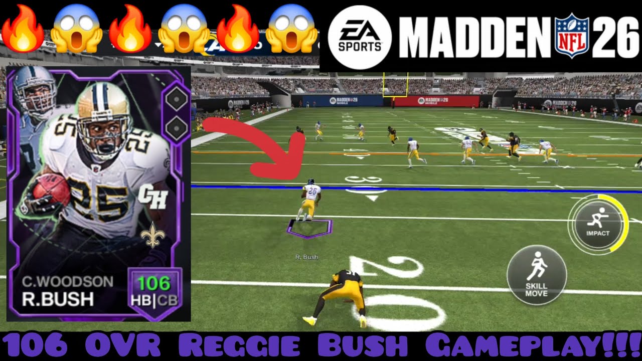 106 OVR Reggie Bush Gameplay!!! | Madden Mobile 26