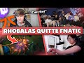 Rhobalas quitte fnatic  best of lol 501 ractions