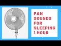 Fan Sounds For Sleeping 1 Hour -  Relaxing sound. Stress Relief - Binaural ASMR - White Noise