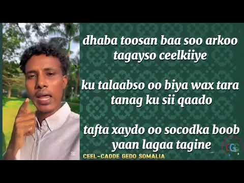 Cabdiyow Walaal Toos Abwaan Muse Ali Abdile Hadal Wanaajiye 