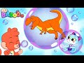 Club Baboo Dinosaur Bubble Cartoon | The Parasaurolophus is blowing soap bubbles! | Dino Compilation