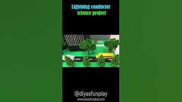 lightning conductor project model shorts - #shorts  #scienceproject #diy #diyproject