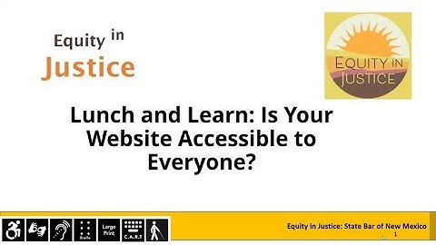 Digital Accessibility Lunch and Learn
