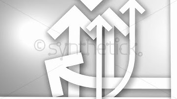 Stock video. Arrows background. Loop between 6 seconds to 41 seconds. White with shadows.