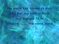 Delta Goodrem - out of the blue -  lyrics