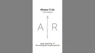 iPhone 17 Air – What’s New? 🤔
