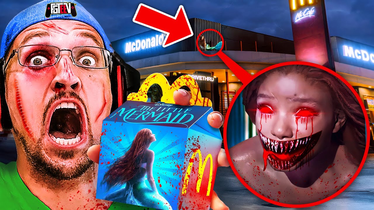 8 YouTubers Who Ordered THE LITTLE MERMAID.EXE HAPPY MEAL AT 3AM ...