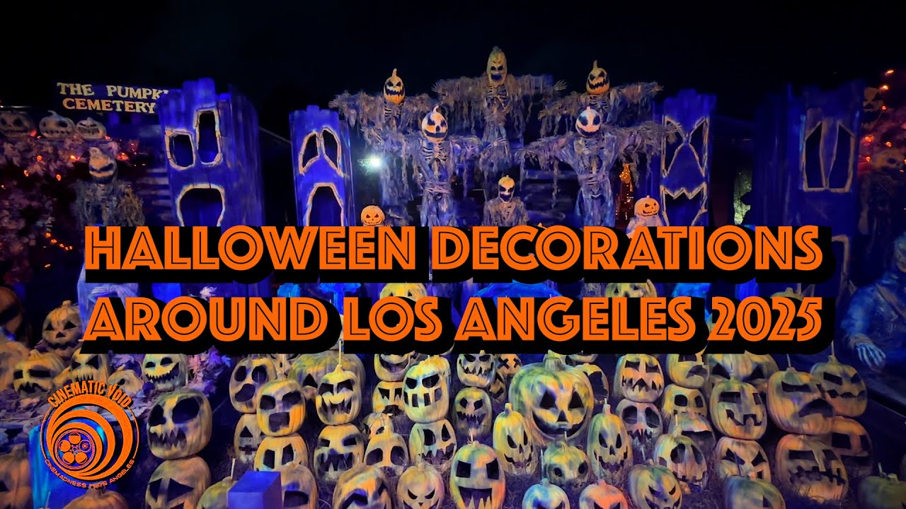 УКРАШЕНИЯ НА ХЭЛЛОУИН В ОКРЕСТНОСТЯХ ЛОС-АНДЖЕЛЕСА 2025: Cinematic Void Vlog 
