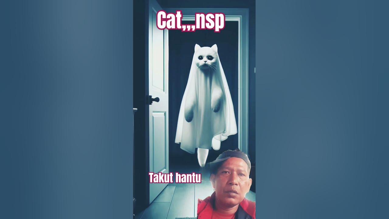 Takut Hantu #funny #kucing #animals #cat #kitten #shorts