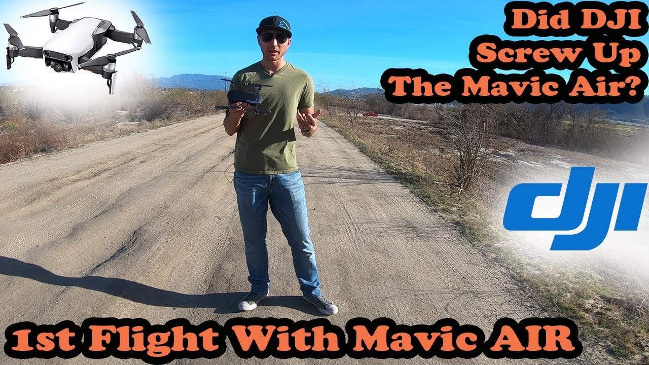 DJI Mavic Air First Flight Impressions And Raw Footage - YouTube