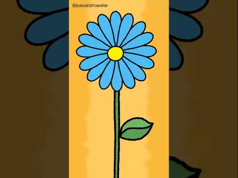 #criatividade - flor azul que eu vi em um belo dia