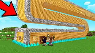 TROLLEI minha AMIGA AUMENTANDO a casa dela no Minecraft