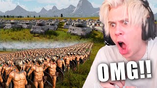 2.000.000 ESPARTANOS VS 2.000 TANQUES | Ultimate Epic Battle Simulator 2