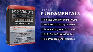 Arturia PolyBrute - Fundamentals Sound Set Custom Patches and Templates