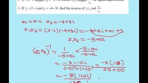 12TH MATHS COMPLEX NUMBERS | EXERCISE 2.4 SUM NO.  3  | SOLUTION