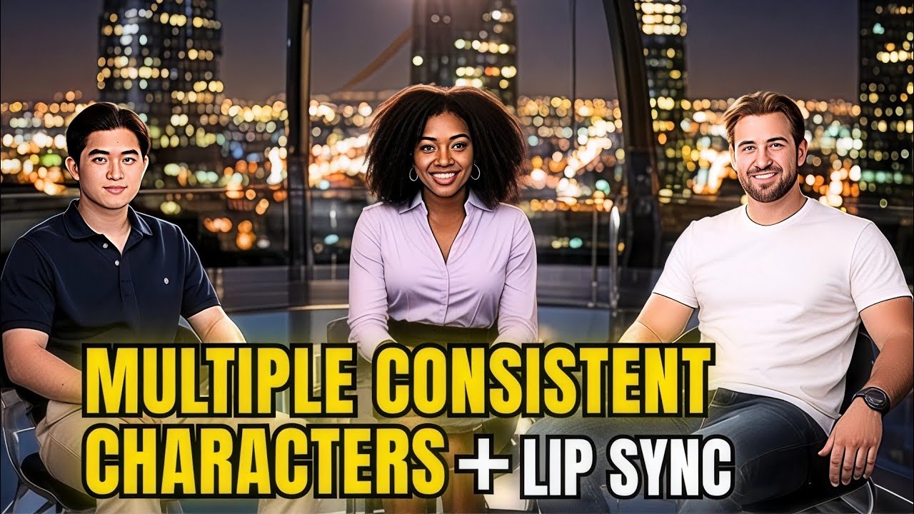 How to Create Multiple Consistent Characters with Lip Sync - YouTube