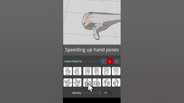 Speeding up #hand #poses  for faster #3danimation  #workflow  in #lightwave