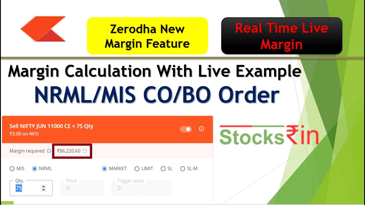 Margin Requirement In Zerodha Option Selling Live Feature NRML MIS CO margin-requirement-in-zerodha-option-selling-live-feature-nrml-mis-co