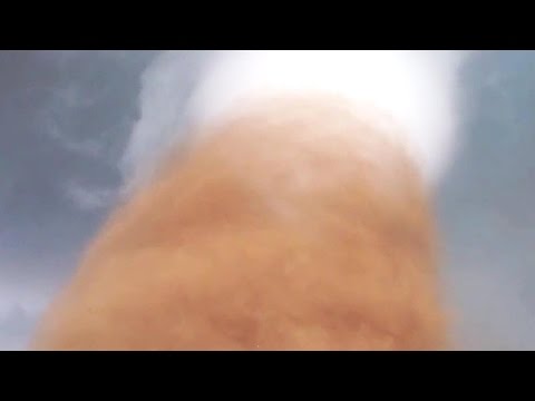 Extrem närbild Tornado - Watford City, ND