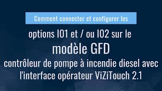 Comment connecter et configurer les options I01 et / ou I02 sur le modèle GFD