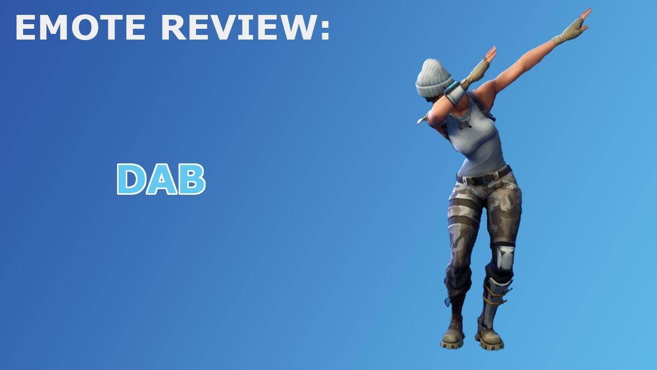 Dab Emote Review + Dance Showcase! Fortnite Battle Royale YouTube