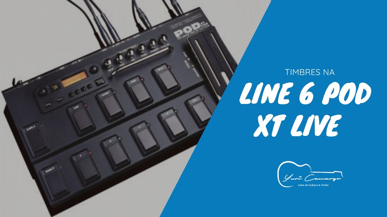 Timbres na Line 6 - POD XTLive