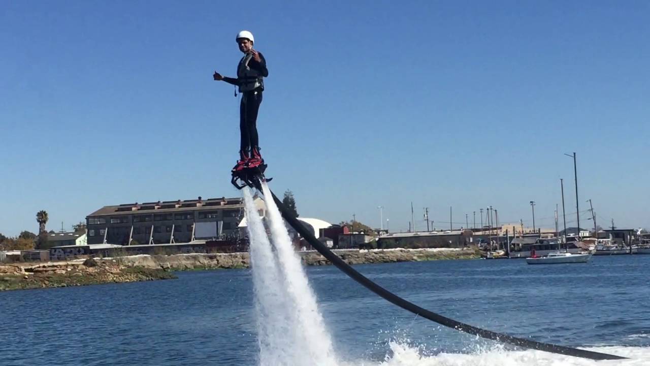 Flyboarding at Oakland - Sreenivasan AC - YouTube