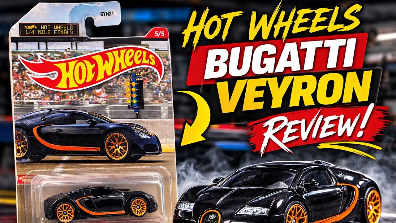 HOT WHEELS BUGATTI VEYRON 16.4 5/5 1/4 MILE FINALS VON 2021