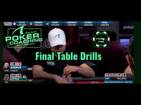 Final Table ICM - Poker Coaching Study Session - YouTube