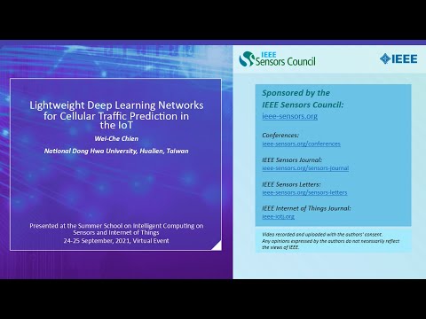 Lightweight Deep Learning Networks for Cellular Traffic Prediction in the IoT