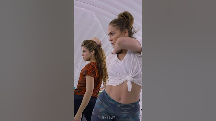 Jennifer Lopez & Shakira Rehearsing #JLo #Shorts
