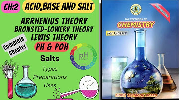 Class 10 Chemistry Chapter 2 | Acid Base and Salts | Sindh Board