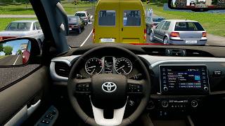 2021 Toyota HiLux SR5 - City Car Driving [G29 Steering Wheel Gameplay] screenshot 2