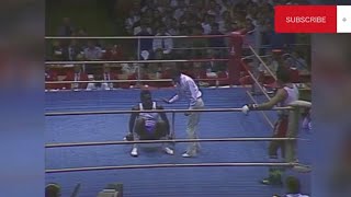 81kg Quarterfinal - Moscow Olympics 1980 - Grzegorz Skrzecz (POL) VS William Isangura (TAN)