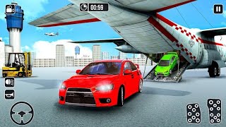 US Airplane Pilot Cargo Car Transporter_ Multi Trailer Transport Drive Sim 2021_ GamePlay. screenshot 4
