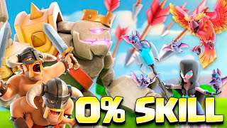 THIS DECK TAKES 0 SKILL 🤣 - Clash Royale