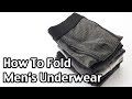 How To Fold Men’s And Boys’ Underwear (Briefs)