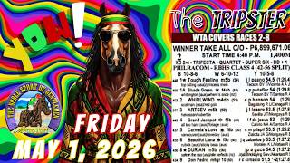MetroTurf Racing TV MAY 1, 2026 FRIDAY | MMTCI LIVE HORSE RACING PH CLUB TV 🐴 Karera Trips