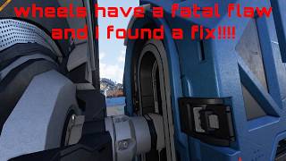 The design problem with wheel blocks AND AN EASY FIX!