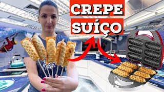 Receita de MASSA PARA CREPE SUIÇO para fazer em casa muito SABOROSA e fácil de fazer.