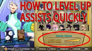 How to increase Assist Level Quickly in Mission Mode My Hero One's Justice 2