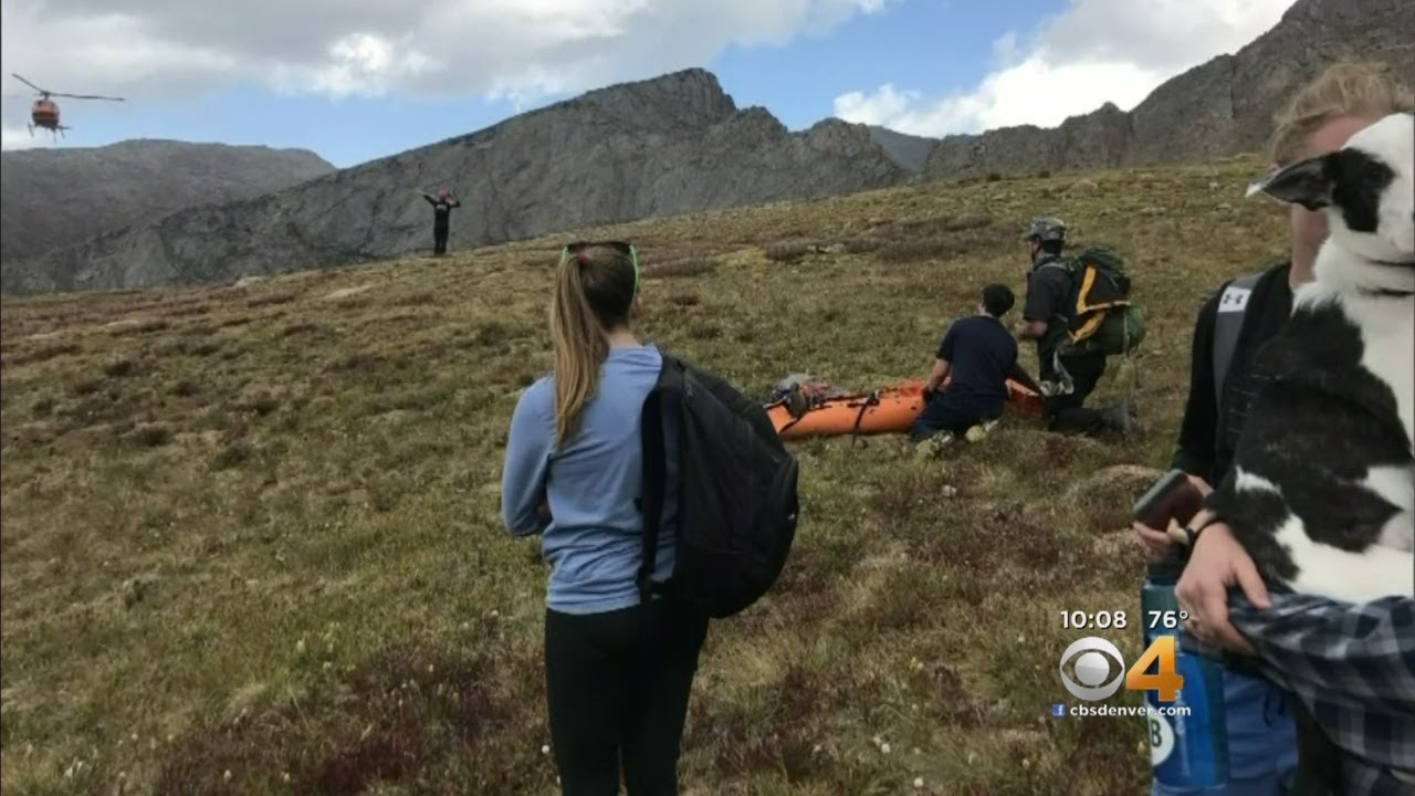 Strangers Help Rescue Injured Hiker On 14er YouTube