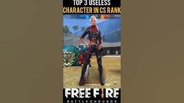 Top 3 Useless Character In Free Fire😱 #shorts