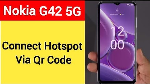 How to connect hotspot via QR code, Nokia G42 5G wireless internet connect kaise karen