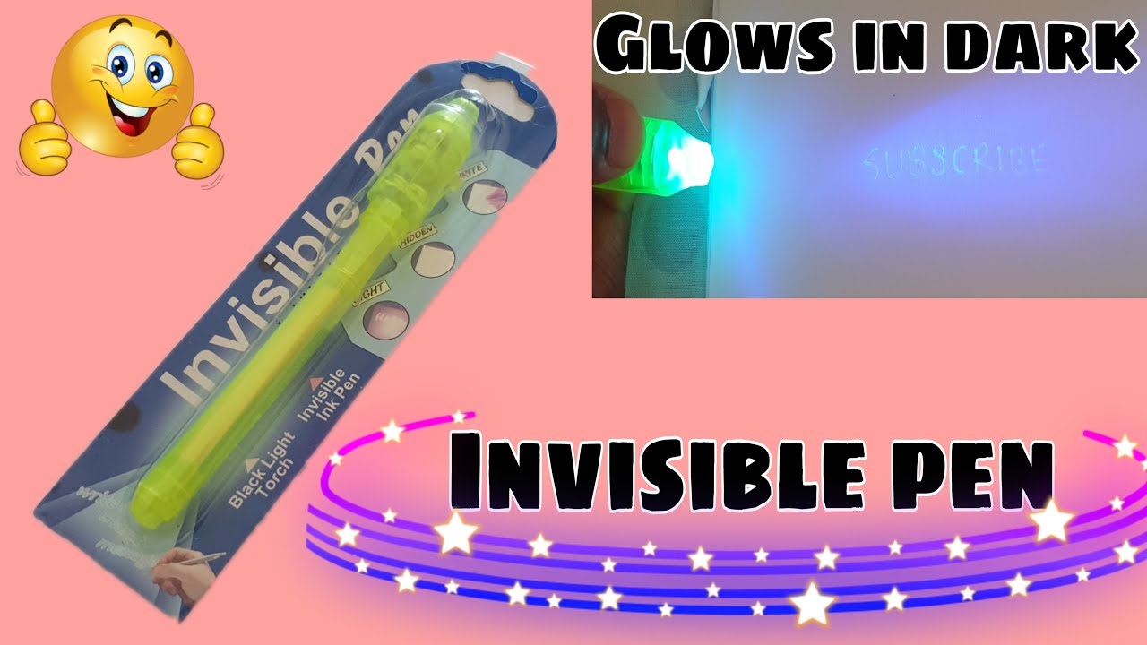 INVISIBLE PEN | How Does It Works | Invisible Magic Pen For Secret ...