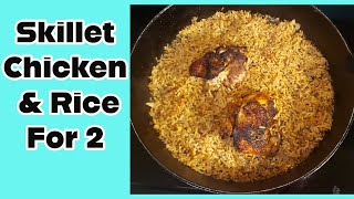 Skillet Chicken & Rice for two #castironcooking #mealsfortwo by Cookin' with Bobbi Jo 79 views 3 months ago 6 minutes, 48 seconds