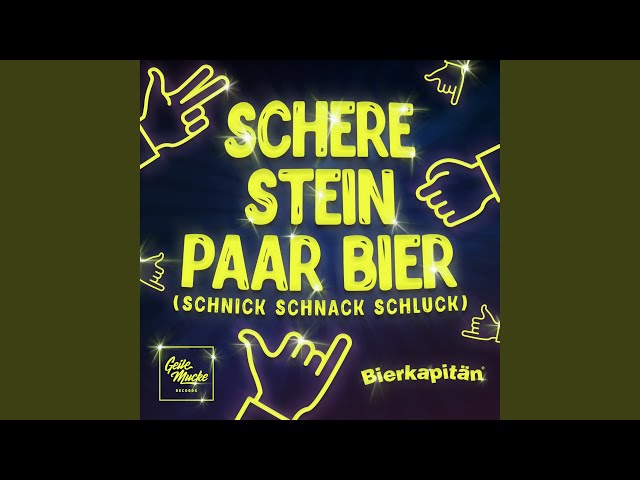 Bierkapitaen - Schere Stein paar Bier