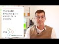 Prioridades directivas 💼📈 Cómo liderar con éxito tu empresa