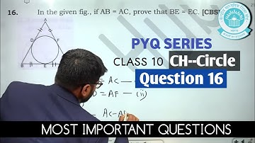In the given fig., if AB = AC, prove that BE = EC